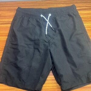 Stylish Black Men's Swim Board Shorts